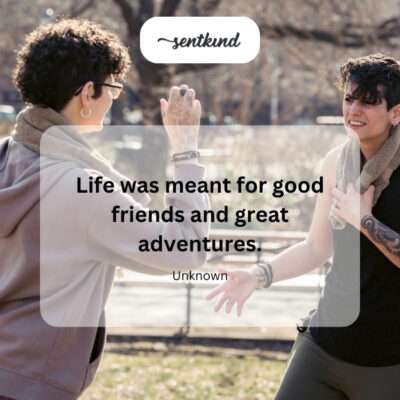 Friends and adventures.