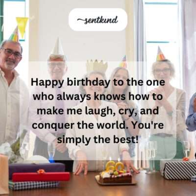 Birthday for the best, world-conquering friend.