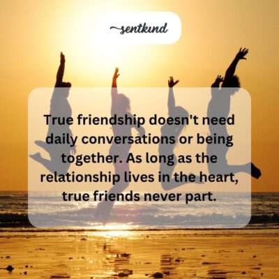 Heartfelt long-distance bond.