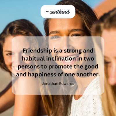 Friendship promotes mutual good.