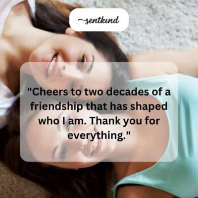 Two decades, shaped me