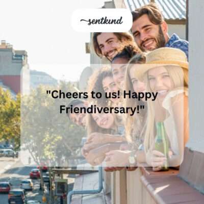 Cheers to us.