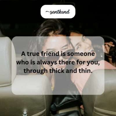Friends through everything.