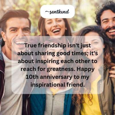 Inspirational friend, reaching for greatness.
