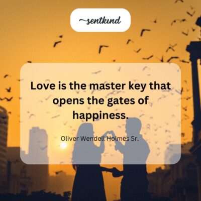 A detailed illustration of a heart-shaped key unlocking a ornate golden gate leading into a vibrant, sunlit garden.