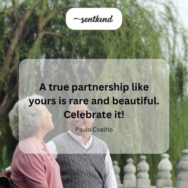 Two intertwined trees symbolize a strong, rare partnership.
