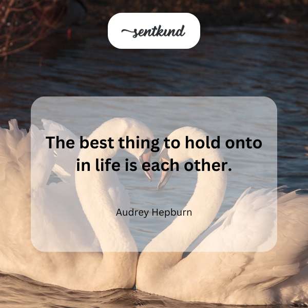 Two hands gently holding each other, symbolizing connection and support.
