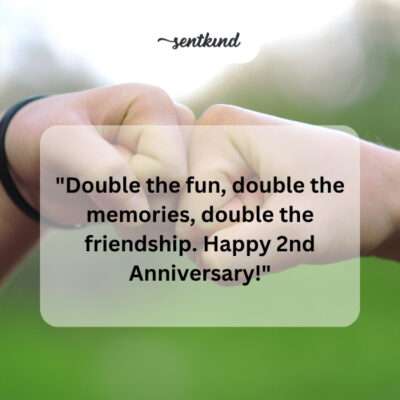 Double the friendship.