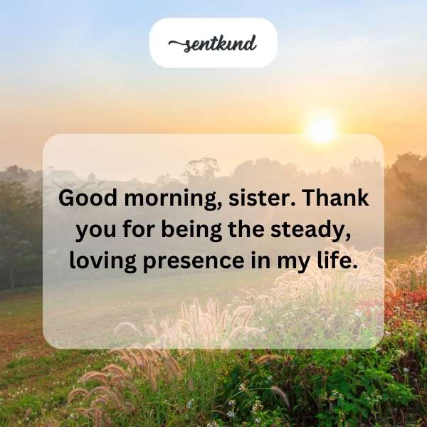 Two sisters smiling and embracing in the soft morning light on a porch swing.