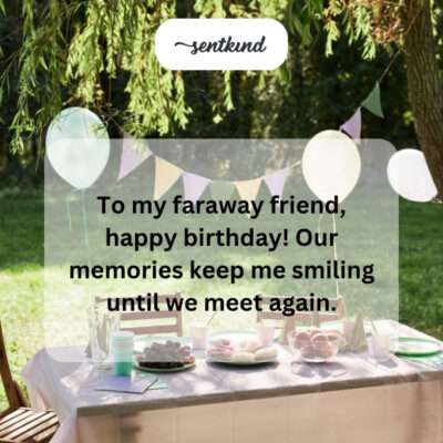 Memories sustain until reunion.
