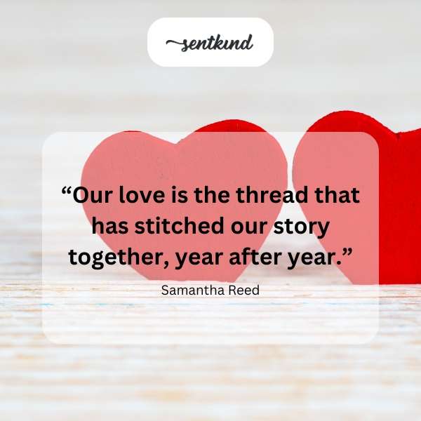 A close-up of intertwined threads forming a heart shape.