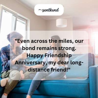 Strong bond across miles.