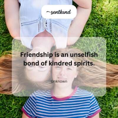 Unselfish bond.