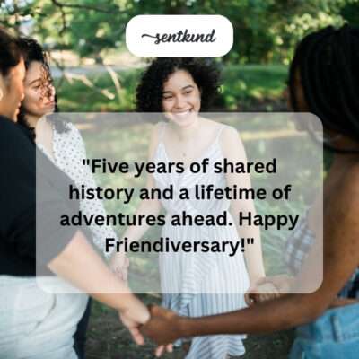 Shared history, 5 years.