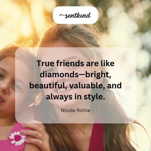 A diverse group of friends laughing and embracing each other warmly, representing the enduring value of their bond.