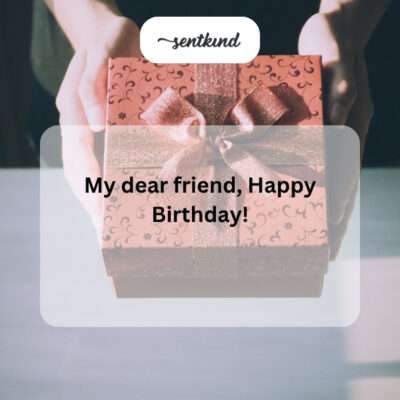 My dear friend, Happy Birthday.
