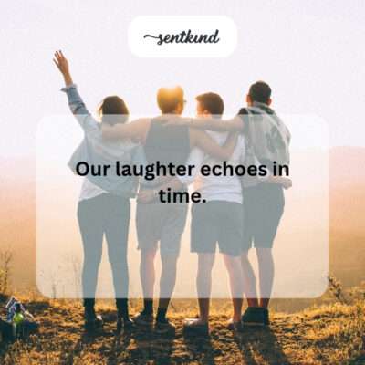 Laughter echoes.