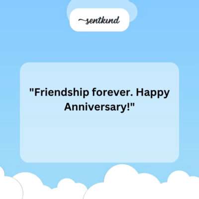 Friendship forever.