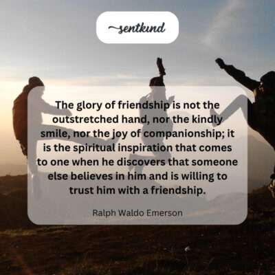 A supportive friend holds the hand of a dejected person, symbolizing belief and encouragement during difficulty.