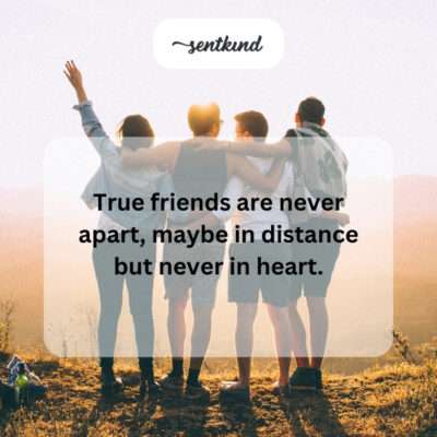 Friends connected by heart.