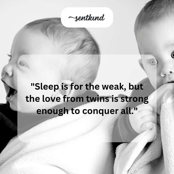 Two young twins are hugging each other tightly, symbolizing a strong bond.