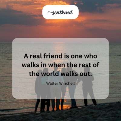 Real friend walks in.