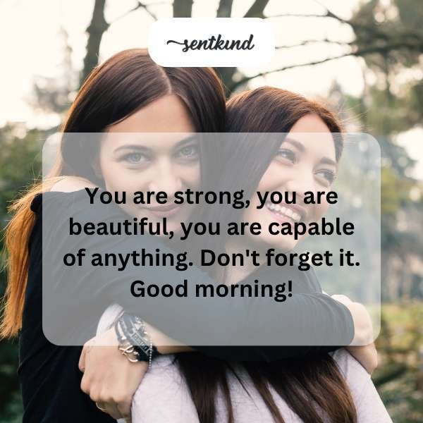 An inspirational quote reads