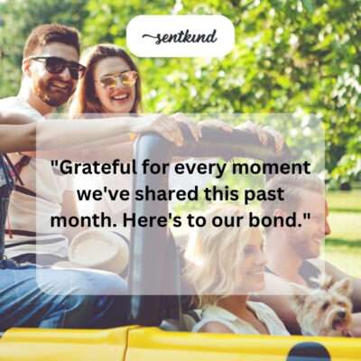 Grateful moments.