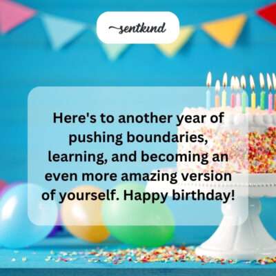 Celebrating growth and becoming amazing.