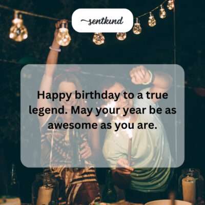 Birthday wish for a true legend.