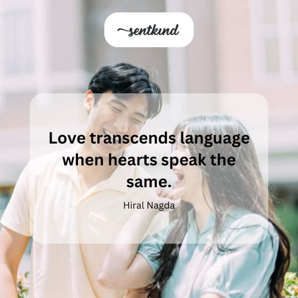 Two hearts intertwined illustrate a connection beyond verbal communication.