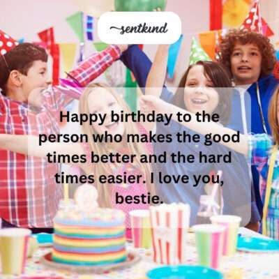 Celebrating a friend who improves all times.