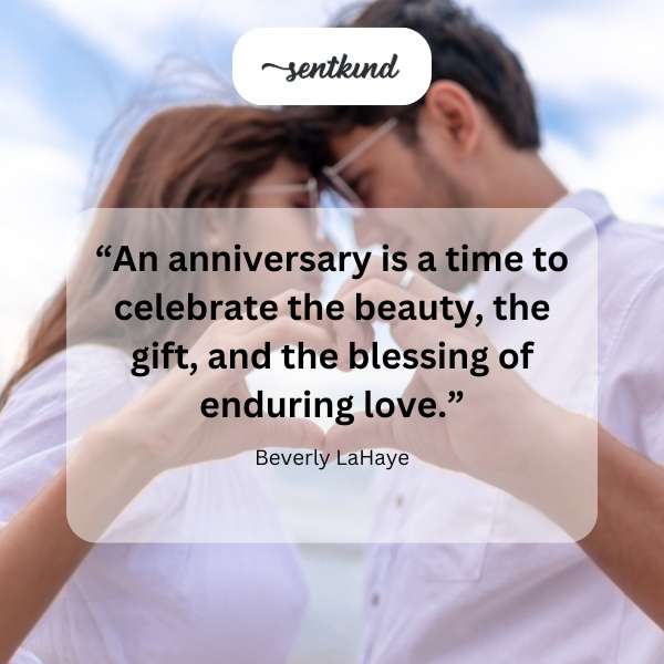 An anniversary celebration with intertwined golden rings symbolizes enduring love.