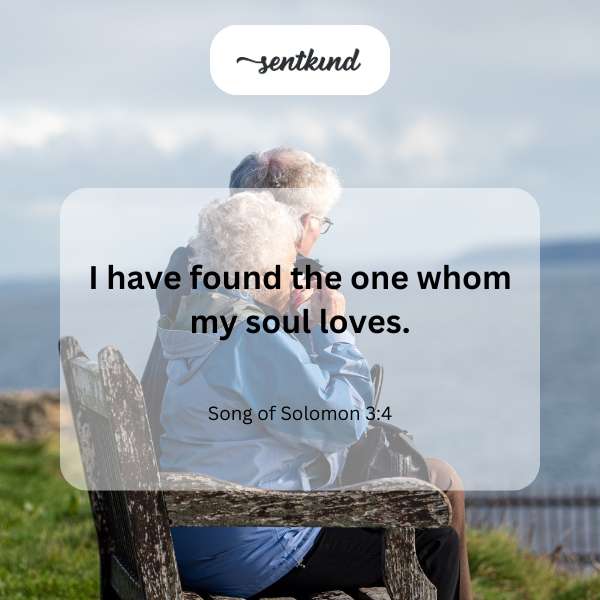 A couple embraces tenderly, symbolizing a deep connection and love.