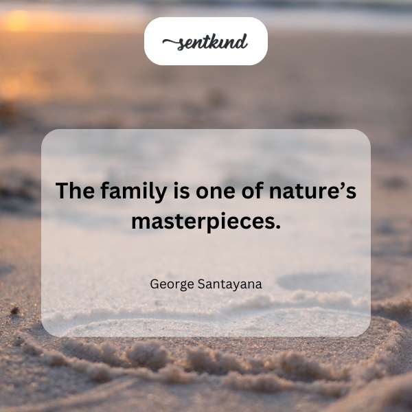 A multigenerational family smiles together outdoors.