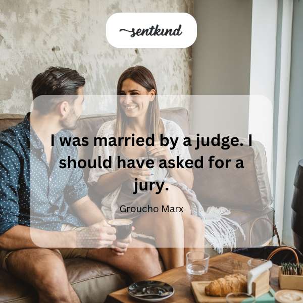A wedding ceremony is taking place in a courtroom, contrasting with the typical joyous ambiance.
