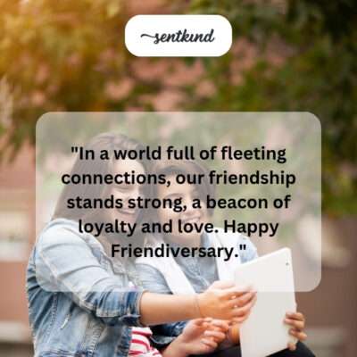 Strong friendship beacon.