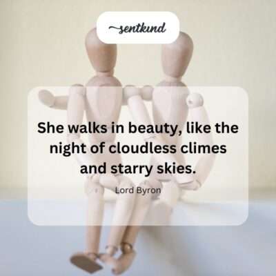 A silhouette of a woman walks gracefully under a vast night sky filled with countless bright stars and no clouds.