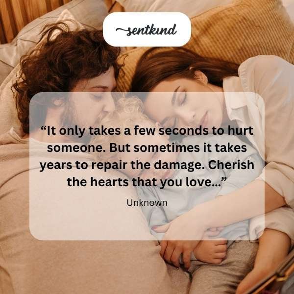 A person wears a smile that doesn't reach their eyes, hinting at deep-seated sadness and pain.