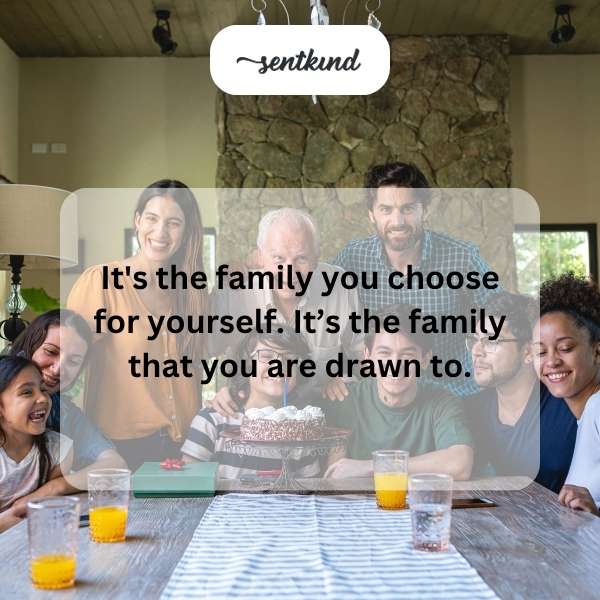 Friends who feel like family sharing a moment.