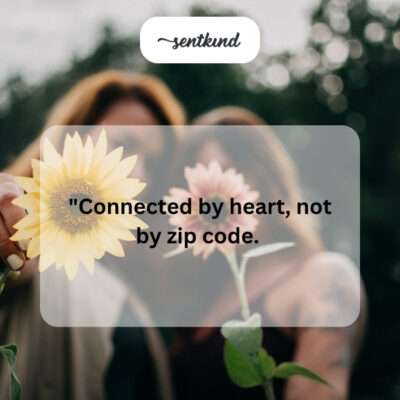Friends connected by heart.