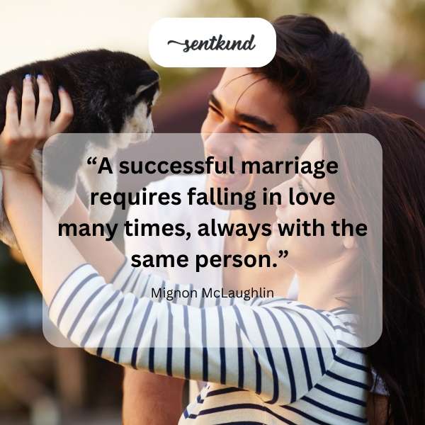 Two hands intertwined symbolize a lasting marriage.