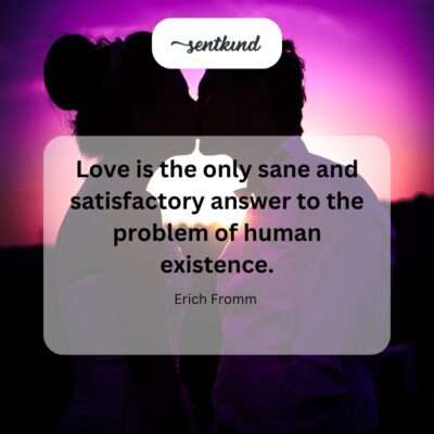An image depicts two hands gently holding each other, symbolizing the human connection and love described in the quote.