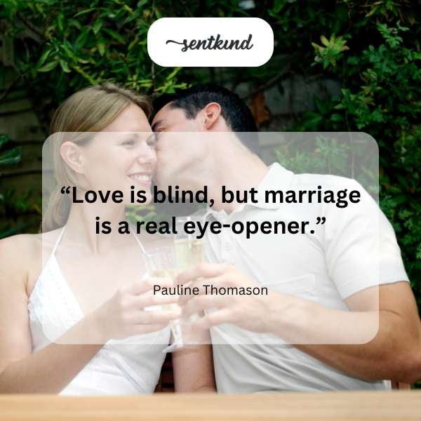 A person wearing a blindfold bumps into a wedding cake.