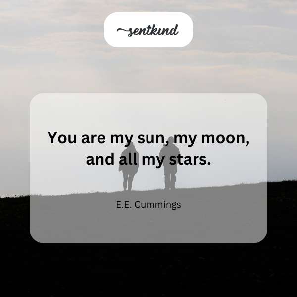 A radiant sun, a glowing moon, and twinkling stars are artistically arranged in a night sky.