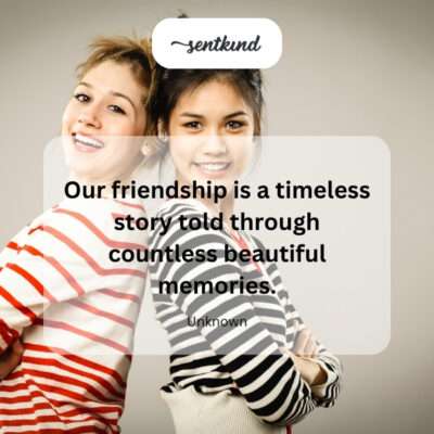 Friendship, timeless story.