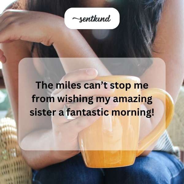 A smiling woman hugging her sister warmly in a bright, sunny setting.