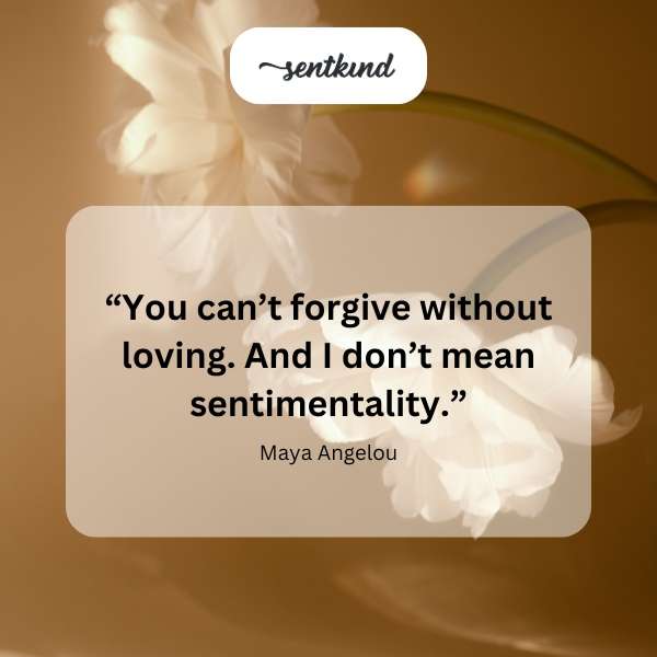 A blurred background with the phrase