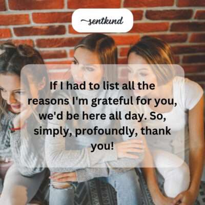 Profound thank you for countless reasons.
