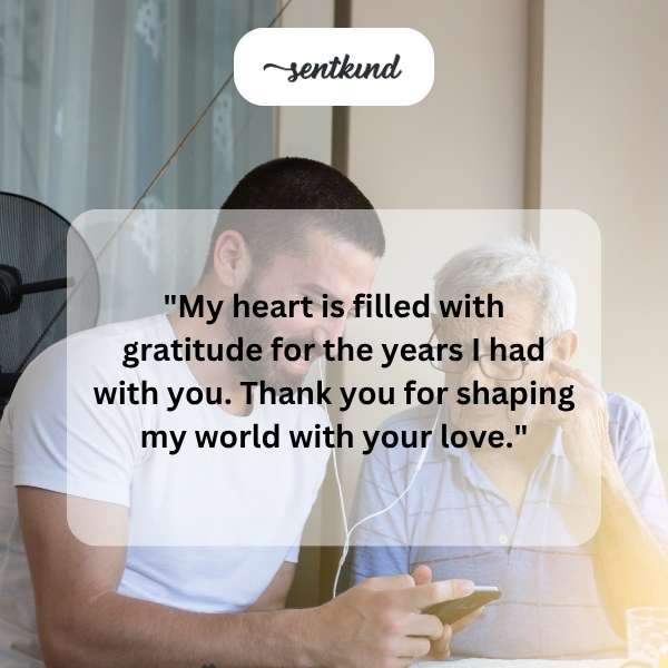 A heartfelt card expressing gratitude and admiration.